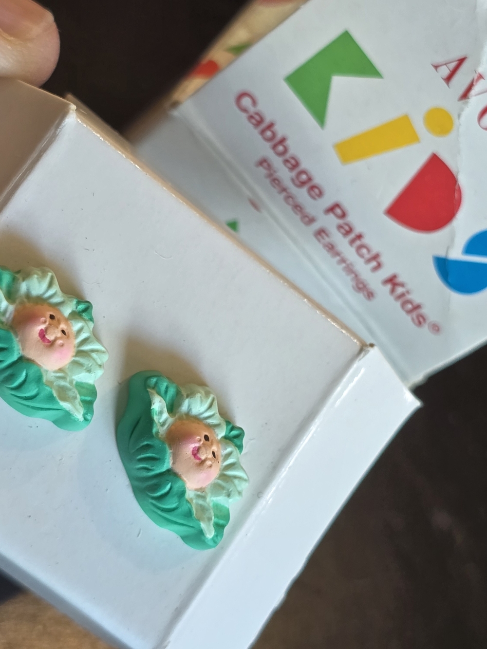 Avon Cabbage Patch Kids Earrings New In Box Kids Accessory Subcategory